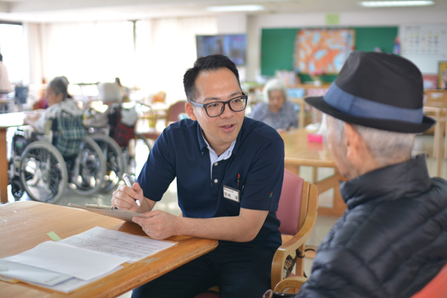 14:00 入所者との面談